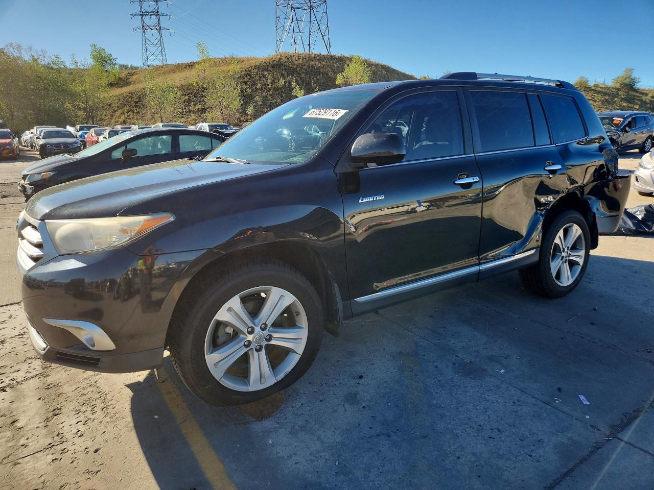 2012 TOYOTA HIGHLANDER LIMITED | 5TDDK3EH8CS125812 | UPCARS