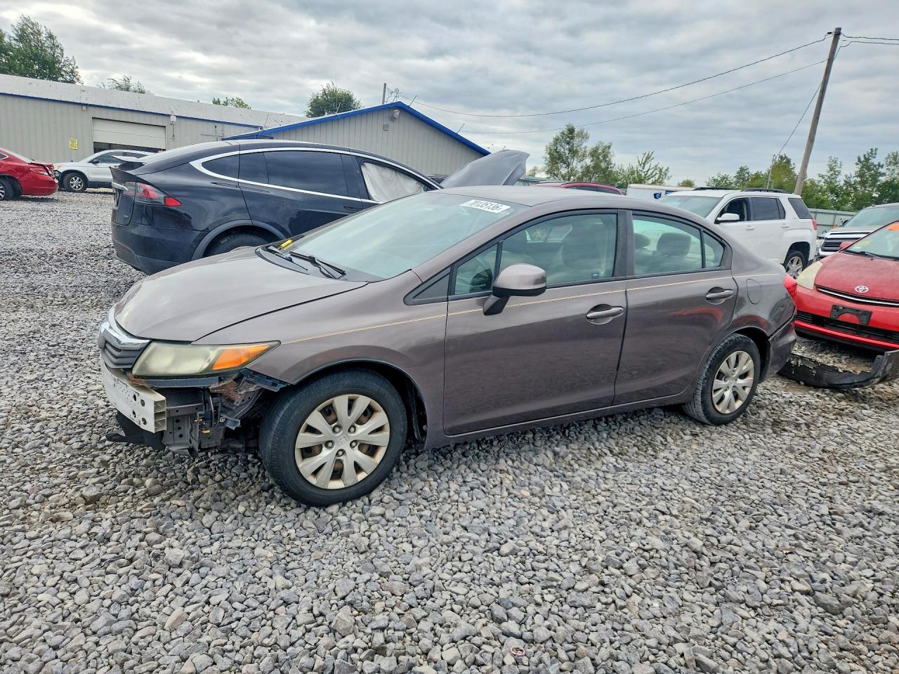 2012 HONDA CIVIC | 19XFB2F50CE375076 | UPCARS
