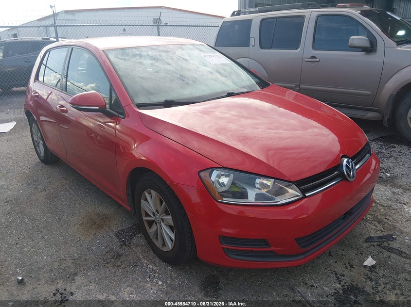 2016 VOLKSWAGEN GOLF TSI S 4-DOOR | 3VW217AU9GM038427 | UPCARS