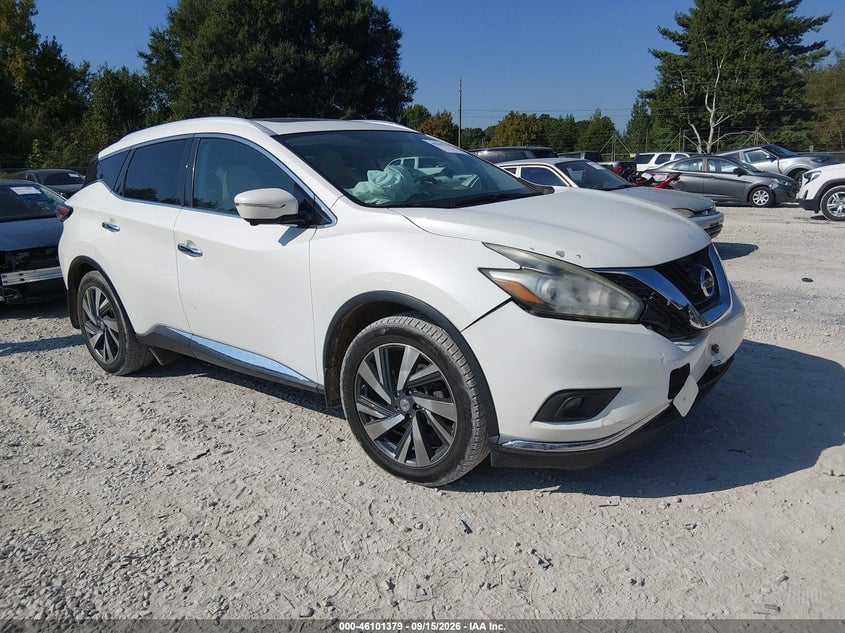 2015 NISSAN MURANO PLATINUM | 5N1AZ2MG9FN212660 | UPCARS