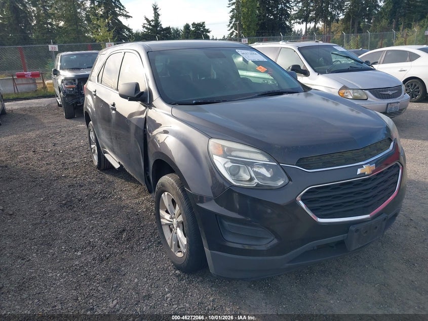 2016 CHEVROLET EQUINOX LS | 2GNALBEK1G6184973 | UPCARS