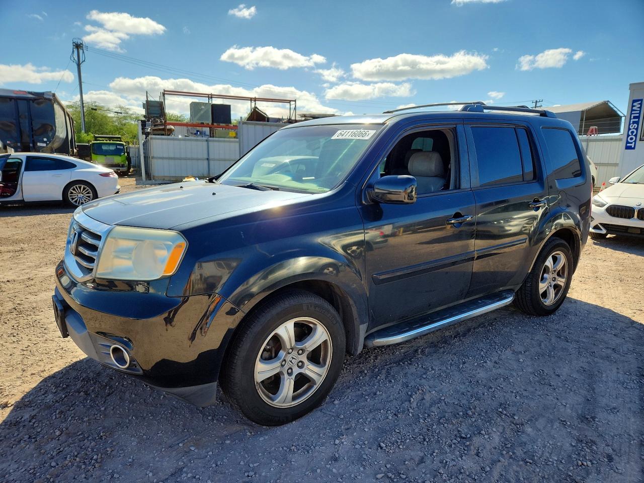 2012 HONDA PILOT EXL | 5FNYF3H51CB037163 | UPCARS