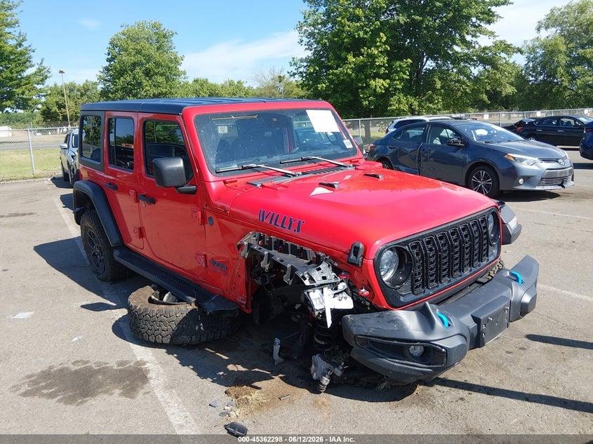2024 JEEP WRANGLER 4XE WILLYS 4XE | 1C4RJXN68RW189629 | UPCARS