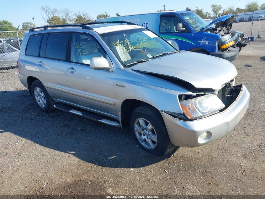 2001 TOYOTA HIGHLANDER V6 | JTEHF21A910023956 | UPCARS