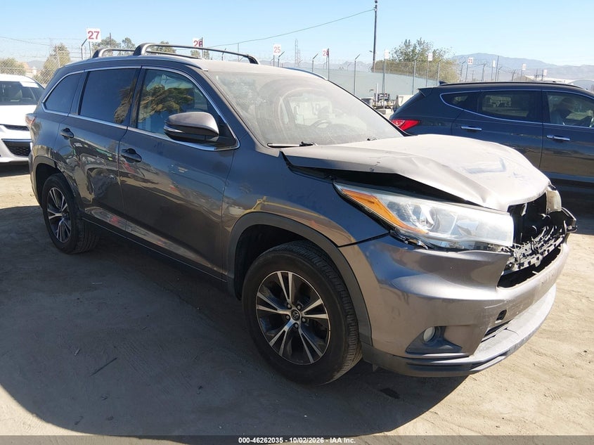 2016 TOYOTA HIGHLANDER XLE V6 | 5TDKKRFH1GS501118 | UPCARS
