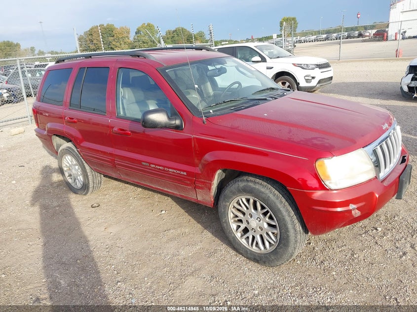 2004 JEEP GRAND CHEROKEE LIMITED | 1J4GW58N54C324344 | UPCARS