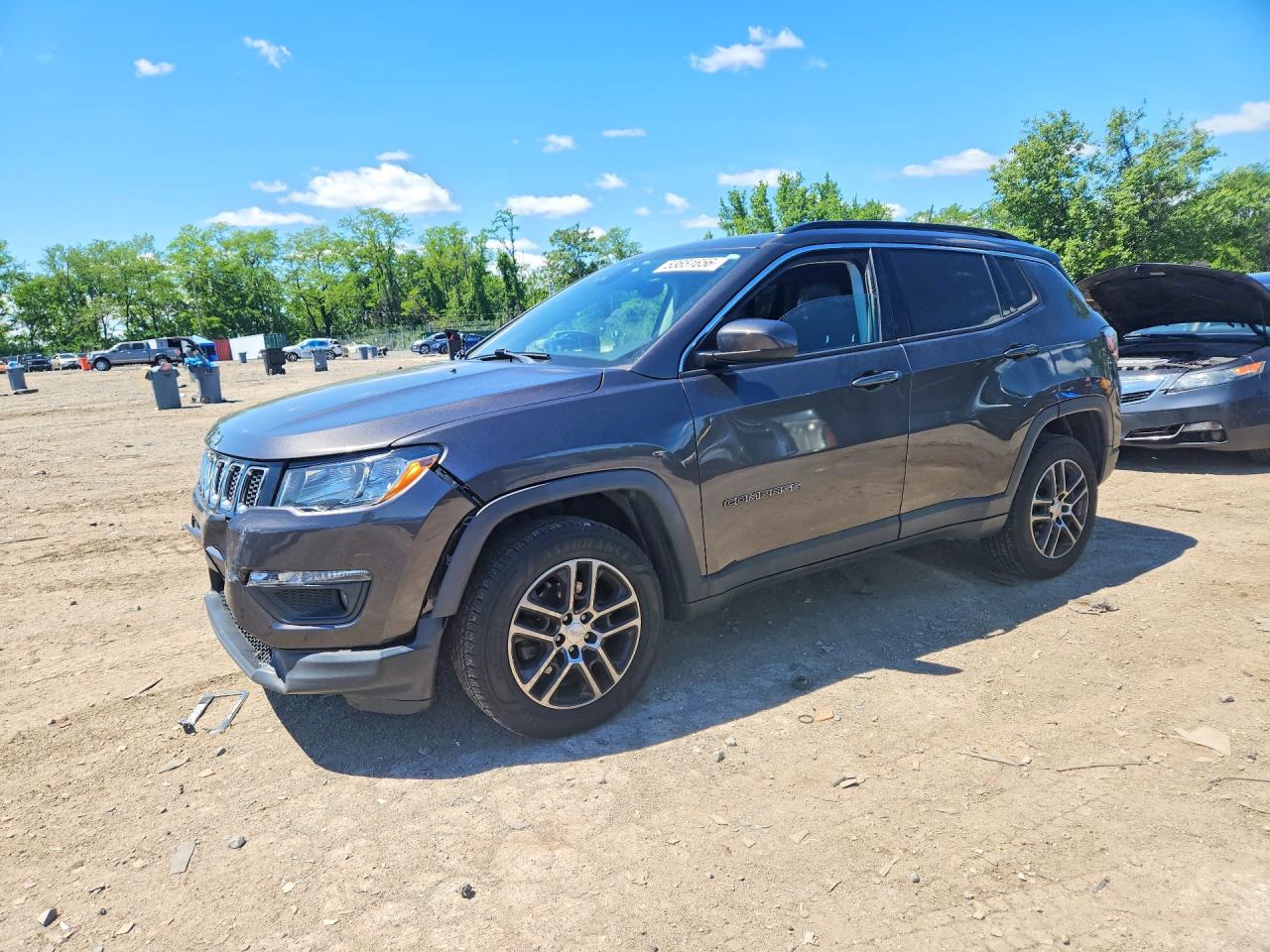 2017 JEEP COMPASS LATITUDE | 3C4NJDBBXHT666175 | UPCARS