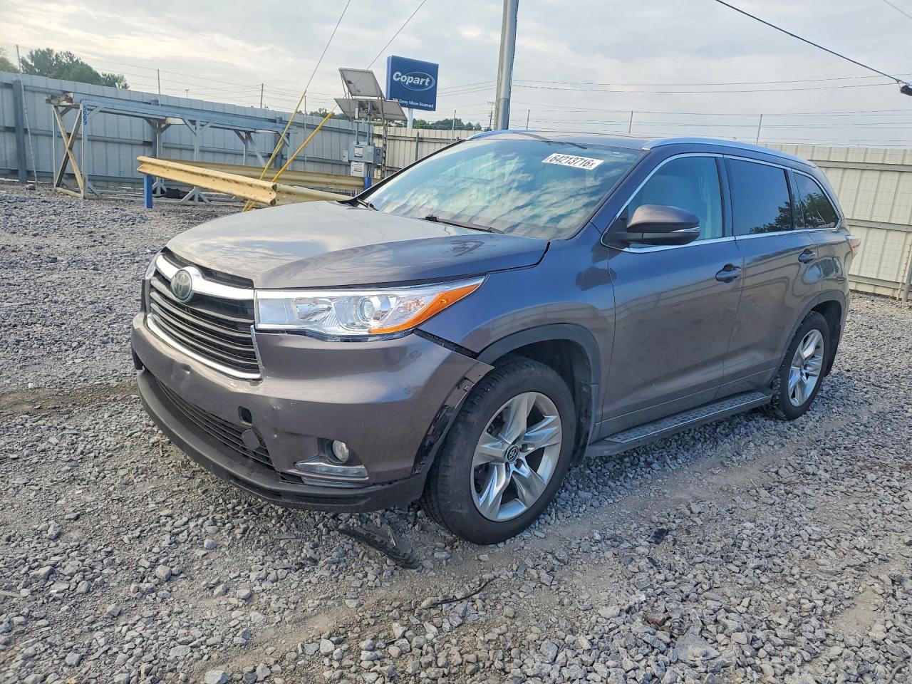 2016 TOYOTA HIGHLANDER LIMITED PLATINUM | 5TDYKRFH4GS147864 | UPCARS