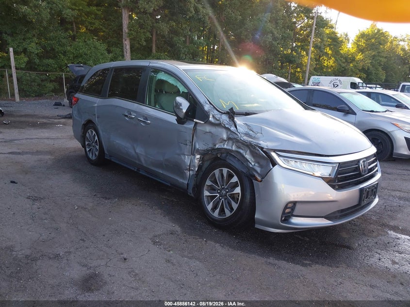 2022 HONDA ODYSSEY EX-L | 5FNRL6H75NB047083 | UPCARS