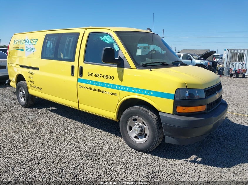 2024 CHEVROLET EXPRESS CARGO RWD 2500 EXTENDED WHEELBASE WT | 1GCWGBFP1R1278399 | UPCARS