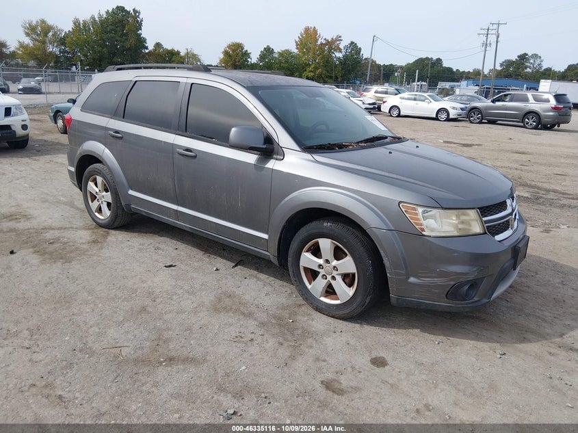 2012 DODGE JOURNEY SXT | 3C4PDCBG5CT187127 | UPCARS