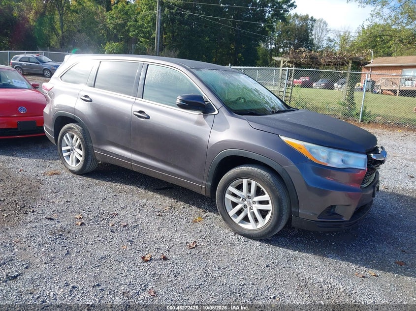 2014 TOYOTA HIGHLANDER LE | 5TDZARFH9ES007412 | UPCARS