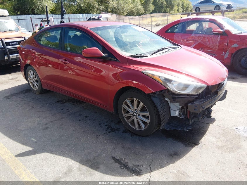 2016 HYUNDAI ELANTRA SE | 5NPDH4AE8GH767927 | UPCARS