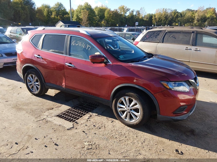2016 NISSAN ROGUE SV | KNMAT2MV0GP622385 | UPCARS