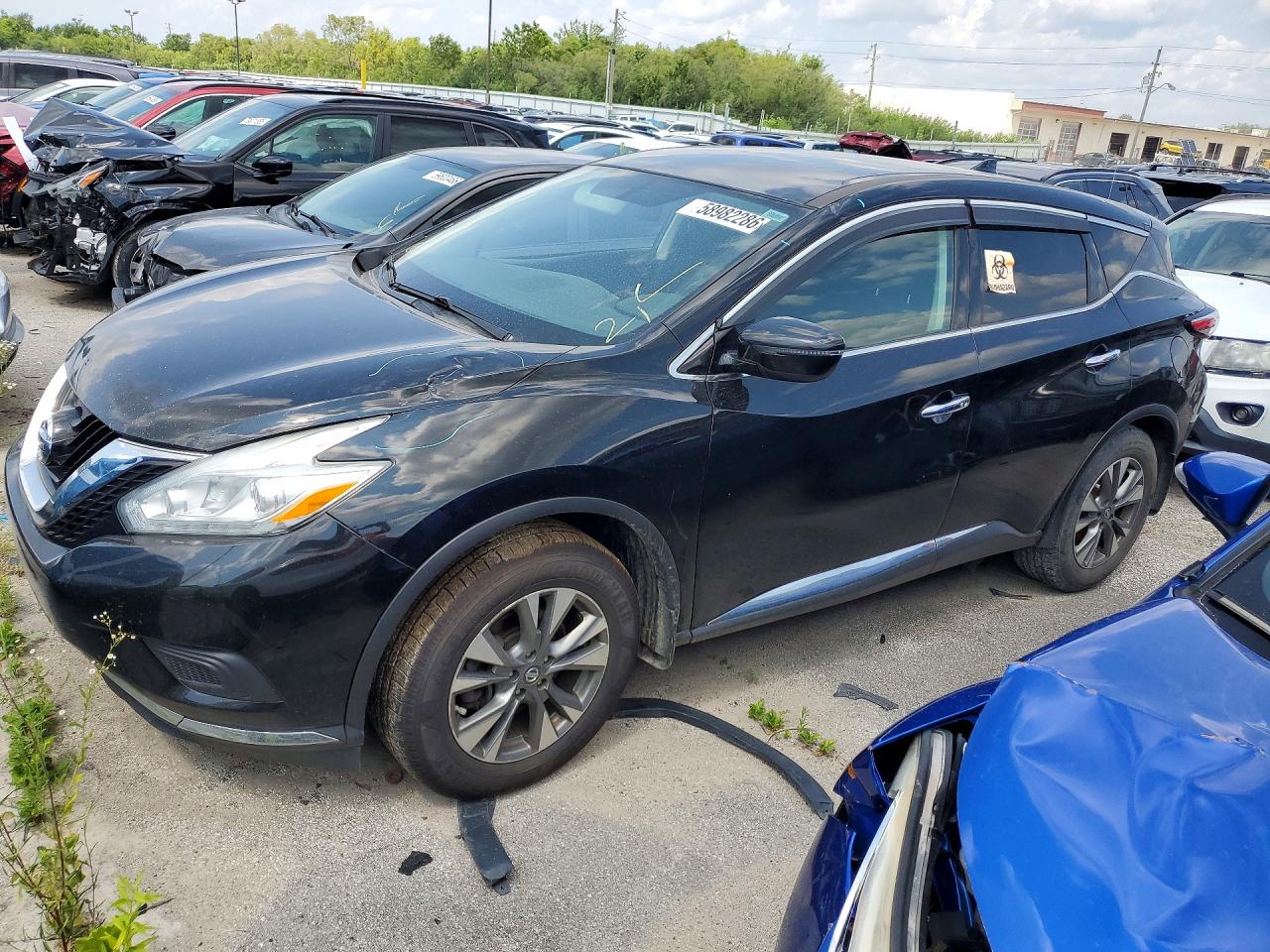 2017 NISSAN MURANO S | 5N1AZ2MHXHN122946 | UPCARS
