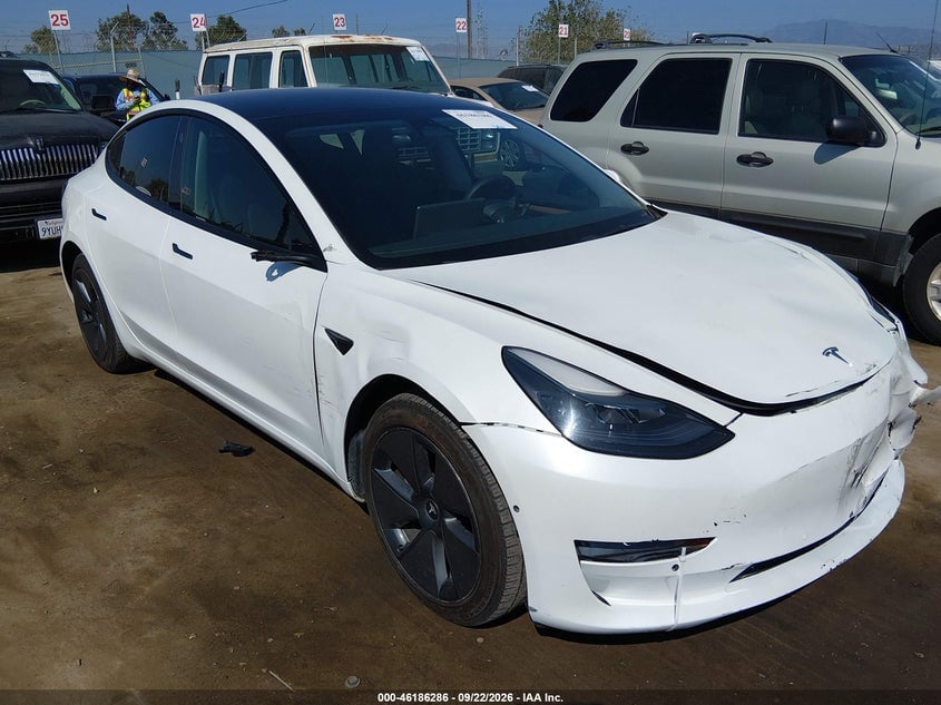 2022 TESLA MODEL 3 LONG RANGE DUAL MOTOR ALL-WHEEL DRIVE | 5YJ3E1EBXNF275740 | UPCARS