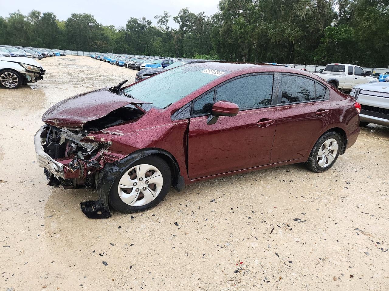 2015 HONDA CIVIC LX | 19XFB2F56FE040182 | UPCARS