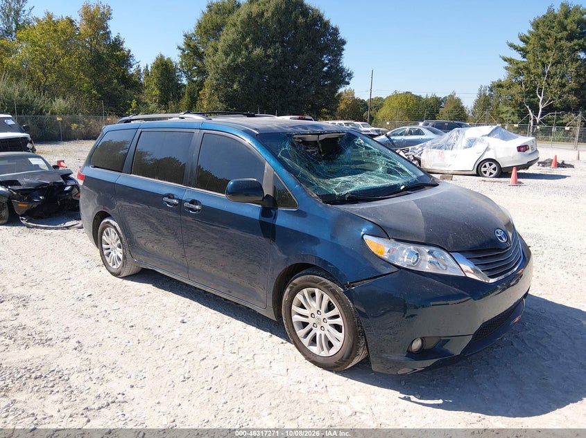 2012 TOYOTA SIENNA XLE V6 8 PASSENGER | 5TDYK3DC2CS206084 | UPCARS