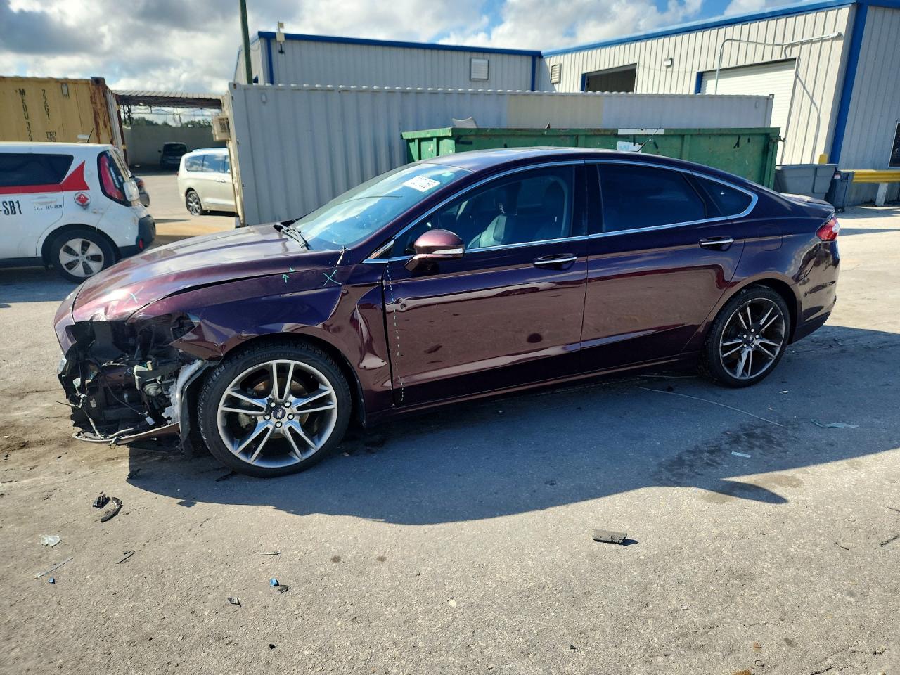 2013 FORD FUSION TITANIUM | 3FA6P0K94DR298405 | UPCARS