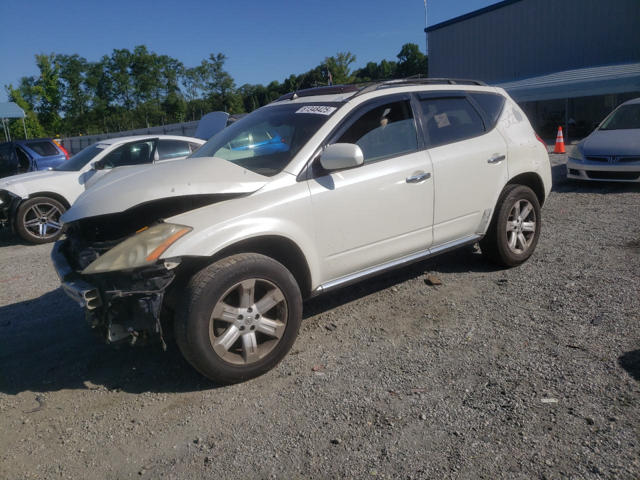 2007 NISSAN MURANO SL | JN8AZ08W07W613895 | UPCARS