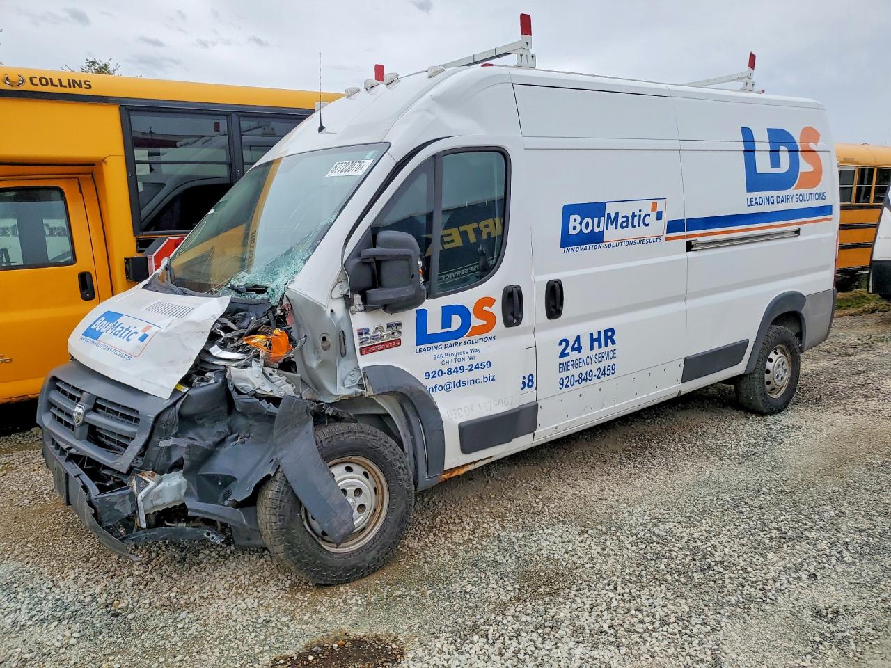 2017 RAM PROMASTER 2500 HIGH | 3C6TRVDG3HE531243 | UPCARS