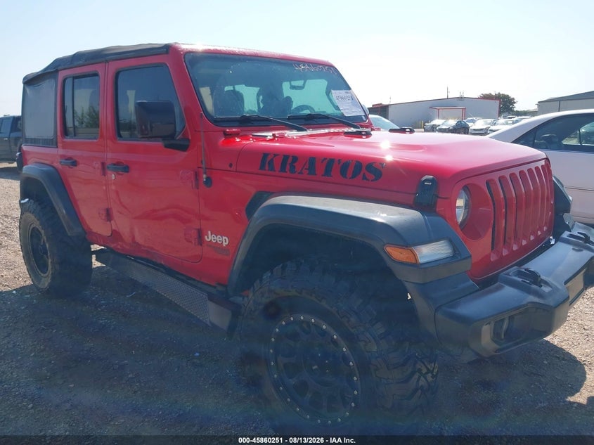 2019 JEEP WRANGLER UNLIMITED SPORT 4X4 | 1C4HJXDG3KW504168 | UPCARS