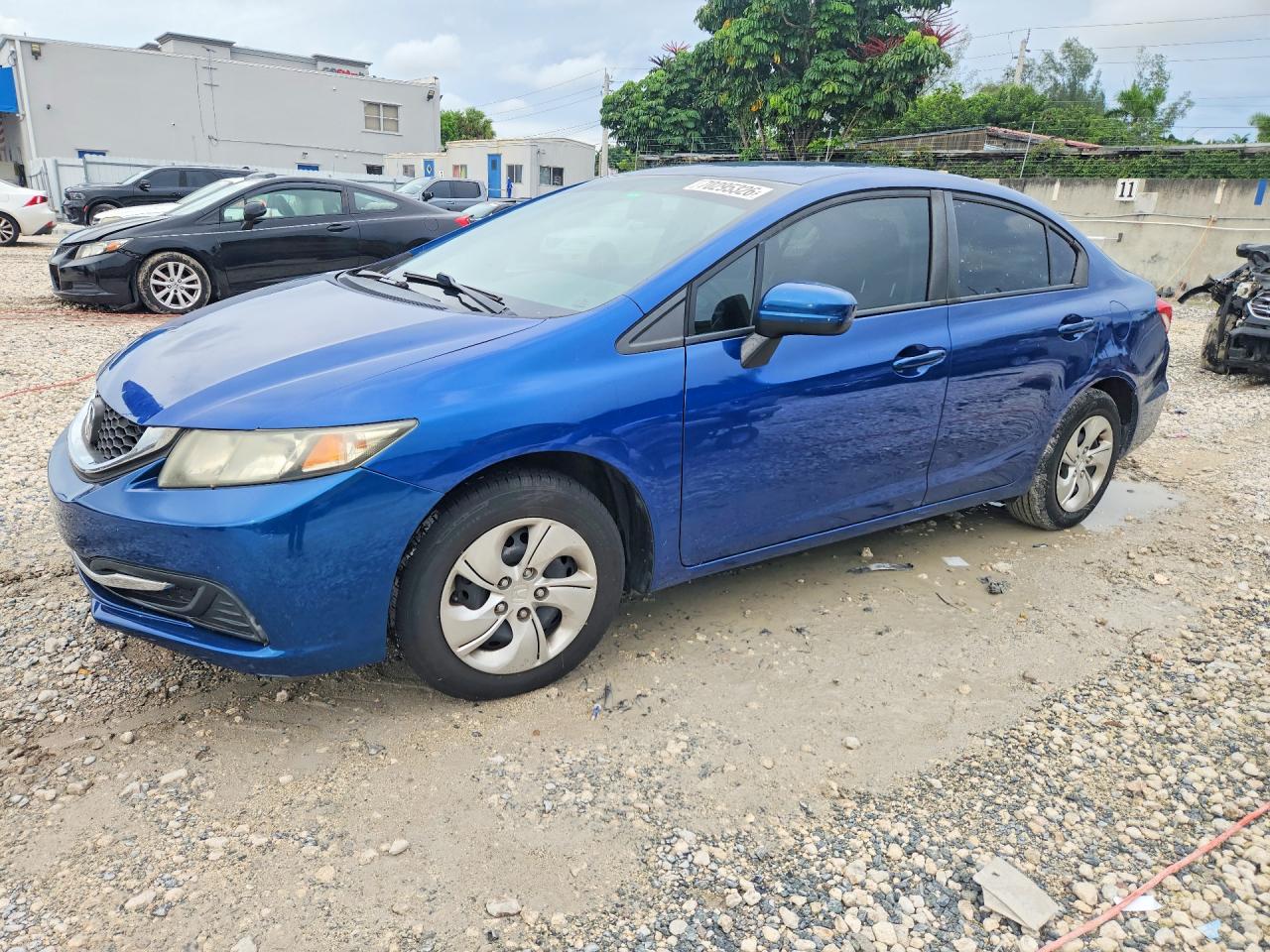 2014 HONDA CIVIC LX | 19XFB2F55EE024098 | UPCARS