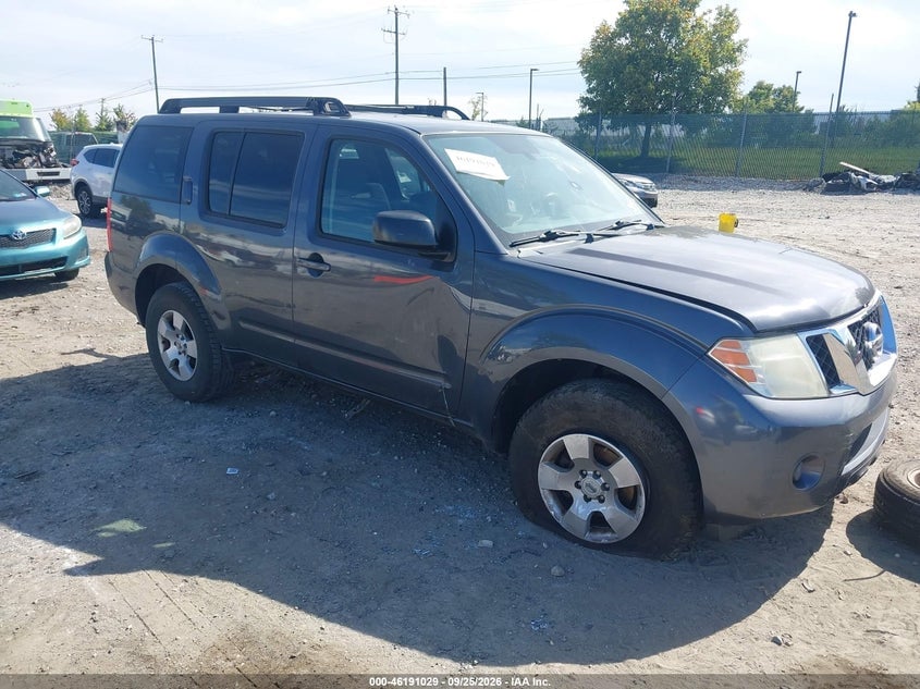 2012 NISSAN PATHFINDER S | 5N1AR1NB3CC628000 | UPCARS