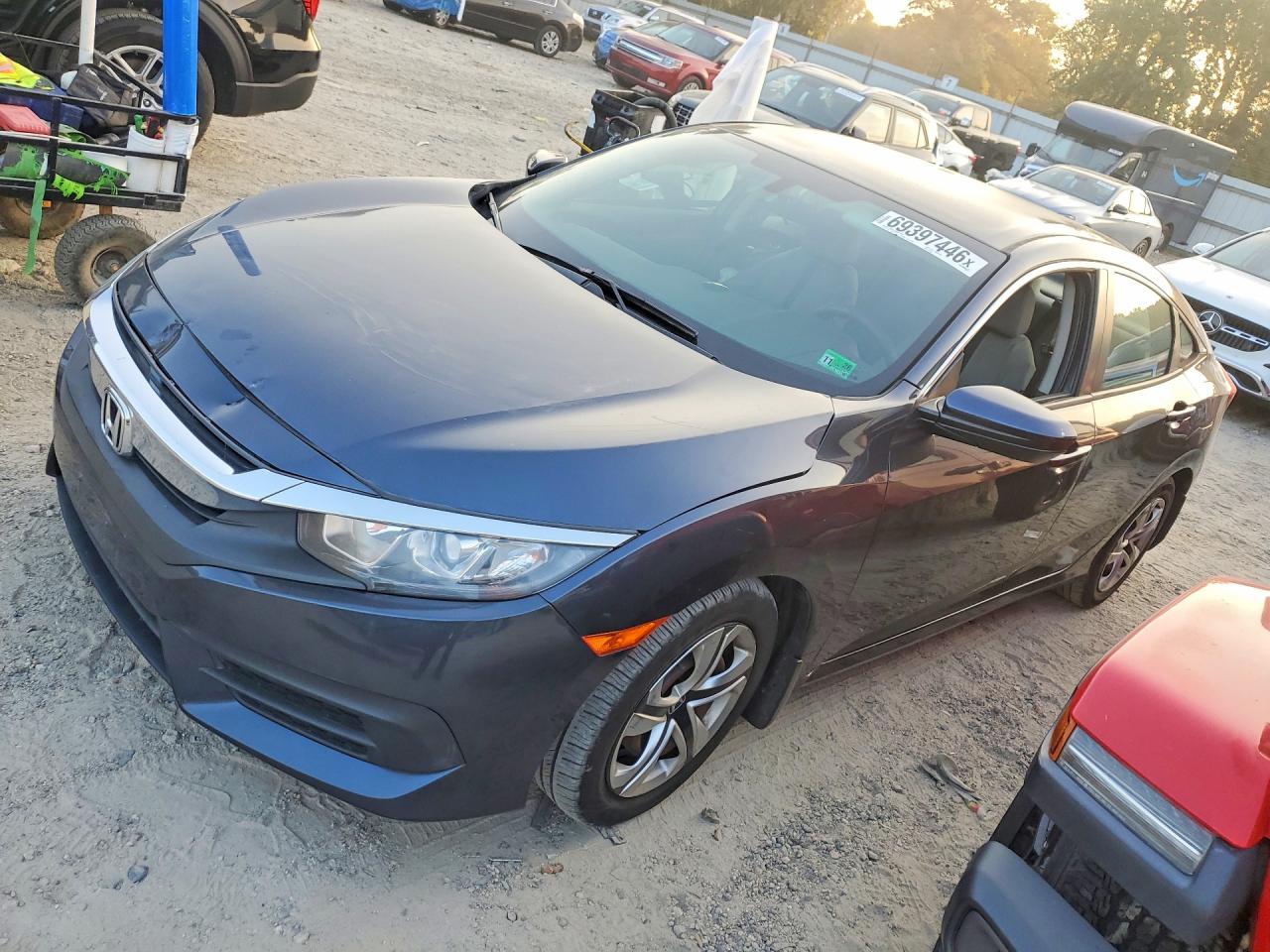 2017 HONDA CIVIC LX | 19XFC2F52HE011844 | UPCARS
