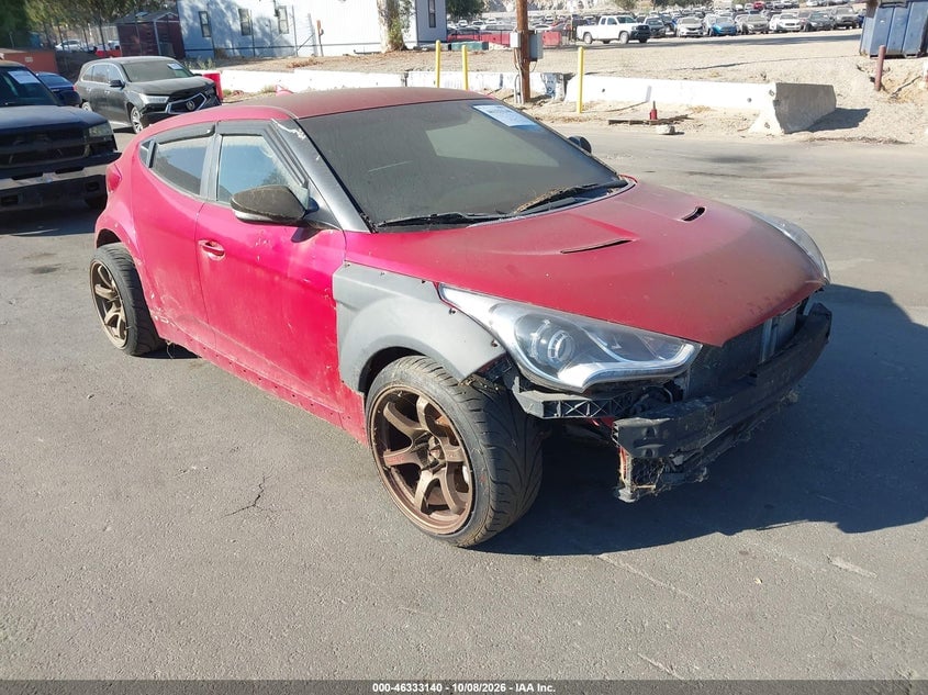 2016 HYUNDAI VELOSTER TURBO | KMHTC6AE4GU263334 | UPCARS