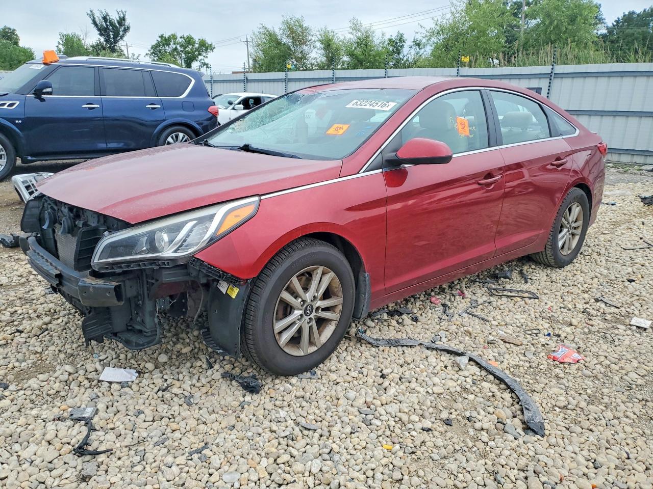 2015 HYUNDAI SONATA SE | 5NPE24AFXFH106736 | UPCARS