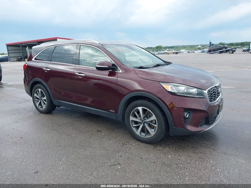 2019 KIA SORENTO 3.3L EX | 5XYPHDA54KG535841 | UPCARS