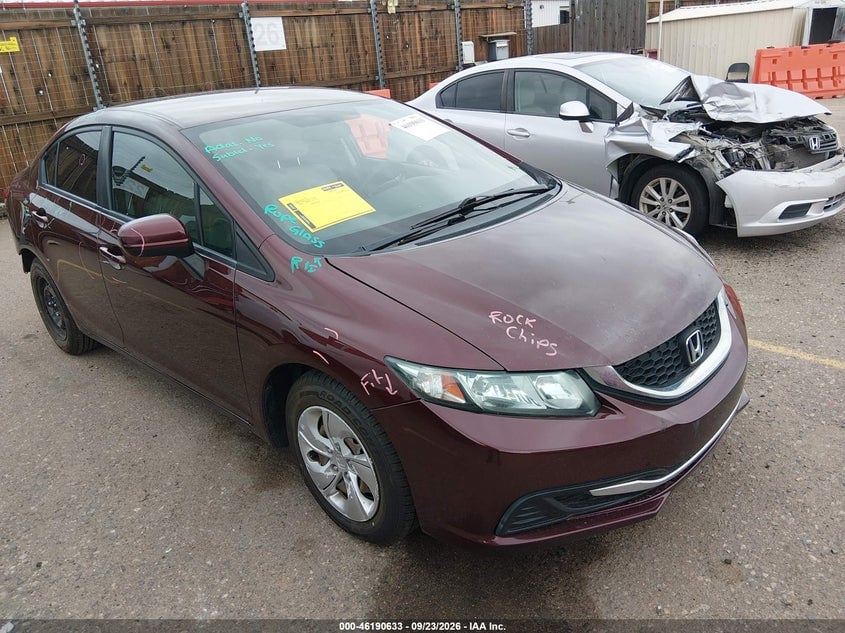 2014 HONDA CIVIC LX | 19XFB2F5XEE056254 | UPCARS
