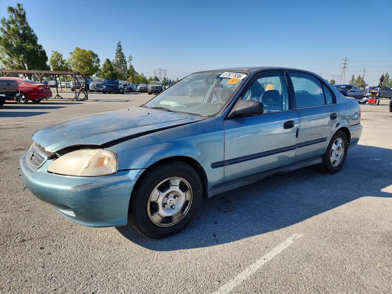 2000 HONDA CIVIC DX | 2HGEJ6524YH510280 | UPCARS