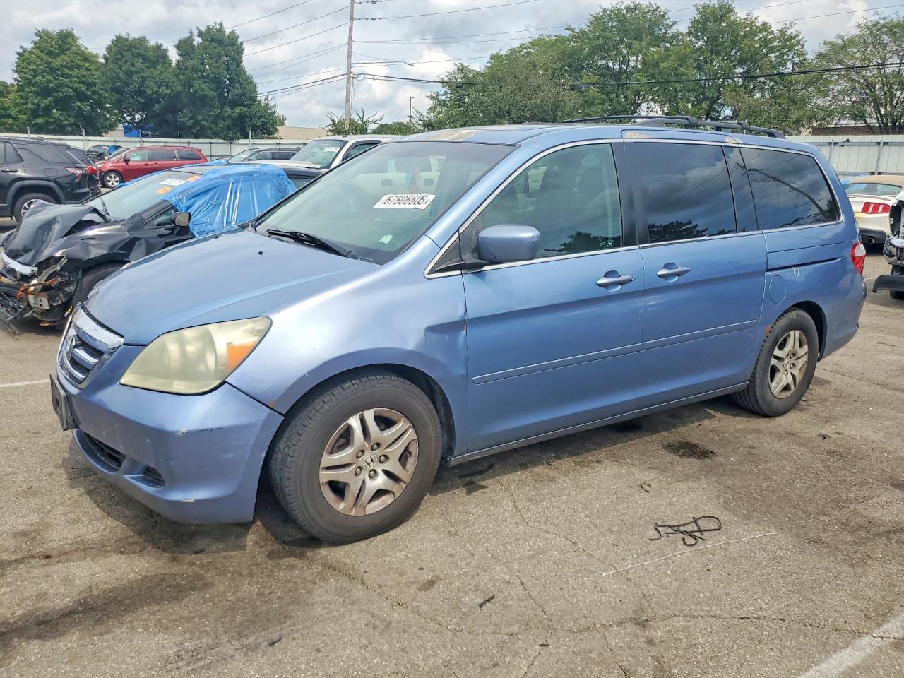 2007 HONDA ODYSSEY EXL | 5FNRL38797B044107 | UPCARS