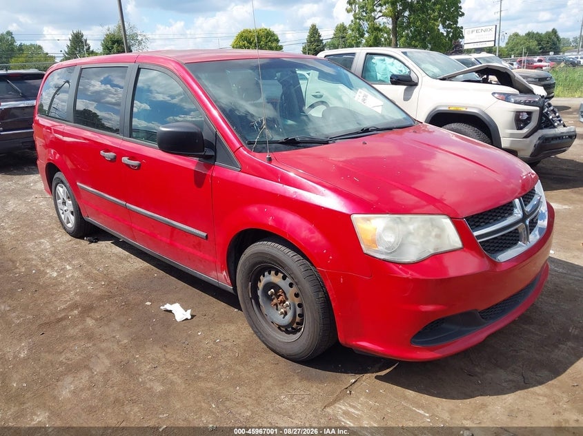 2013 DODGE GRAND CARAVAN AMERICAN VALUE PKG | 2C4RDGBG4DR648452 | UPCARS