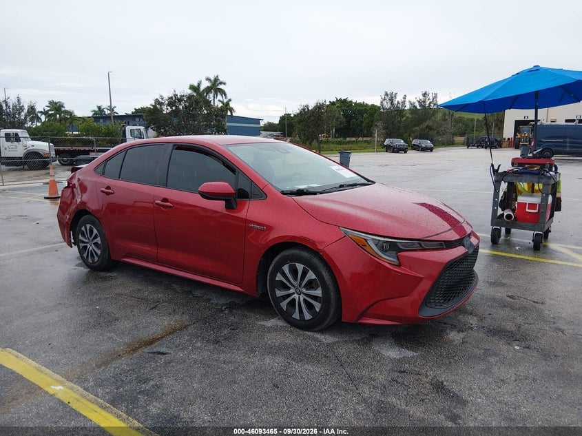 2020 TOYOTA COROLLA HYBRID LE | JTDEBRBE0LJ010961 | UPCARS