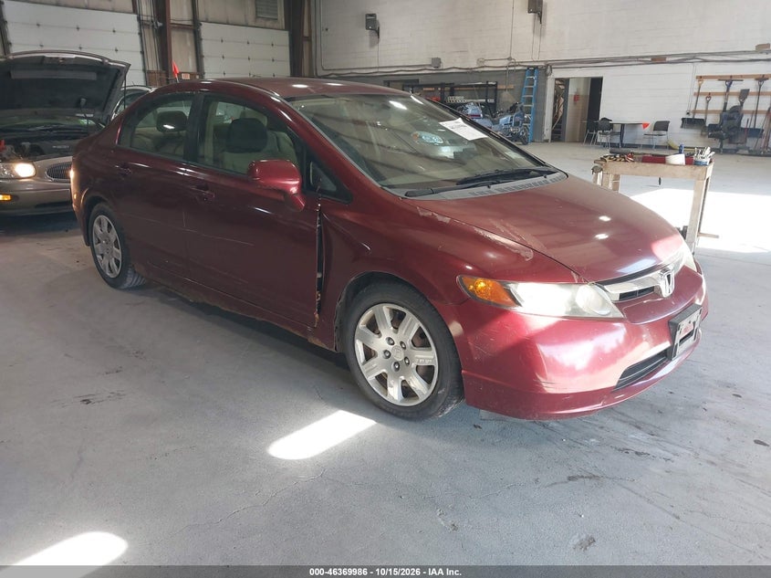 2008 HONDA CIVIC LX | 1HGFA165X8L098451 | UPCARS