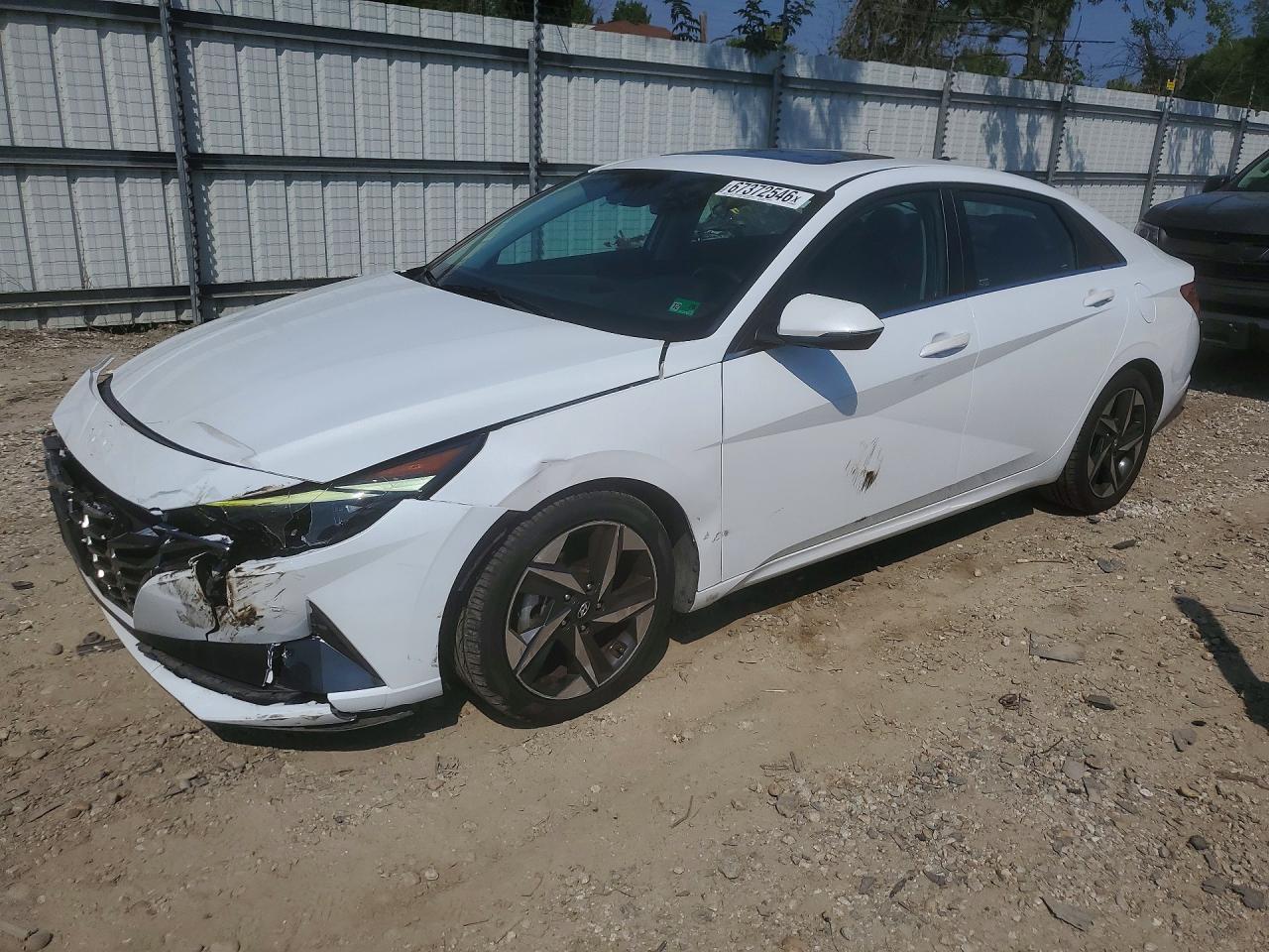 2021 HYUNDAI ELANTRA LIMITED | 5NPLP4AG1MH004904 | UPCARS
