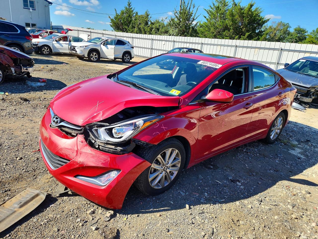 2015 HYUNDAI ELANTRA | KMHDH4AE9FU447497 | UPCARS