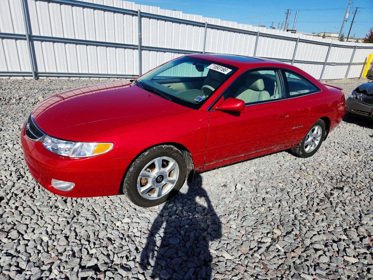 1999 TOYOTA CAMRY SOLA SLE V6 | 2T1CF22P3XC254562 | UPCARS