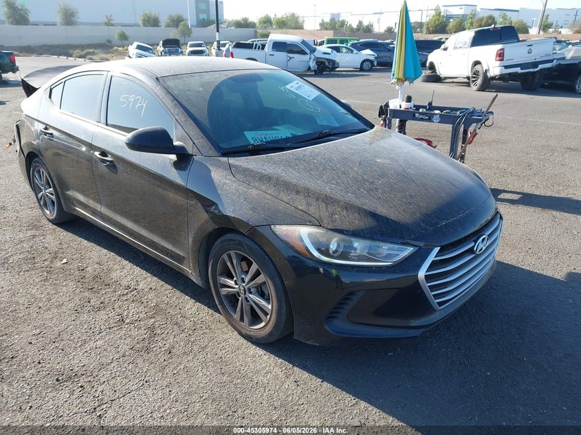 2018 HYUNDAI ELANTRA SEL | 5NPD84LFXJH214595 | UPCARS