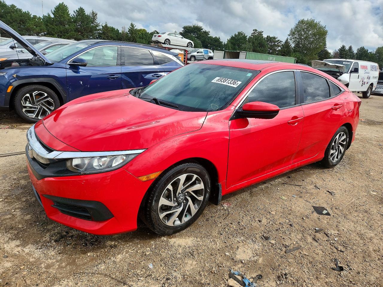 2017 HONDA CIVIC EX | 2HGFC2F7XHH546816 | UPCARS