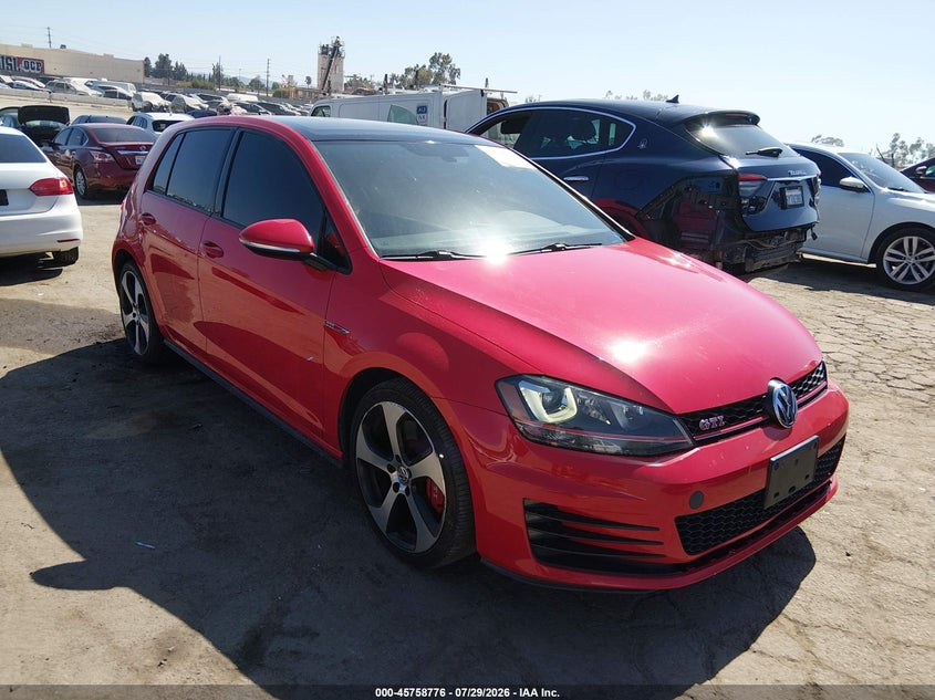 2017 VOLKSWAGEN GOLF GTI AUTOBAHN 4-DOOR/S 4-DOOR/SE 4-DOOR/SPORT 4-DOOR | 3VW547AU2HM073641 | UPCARS