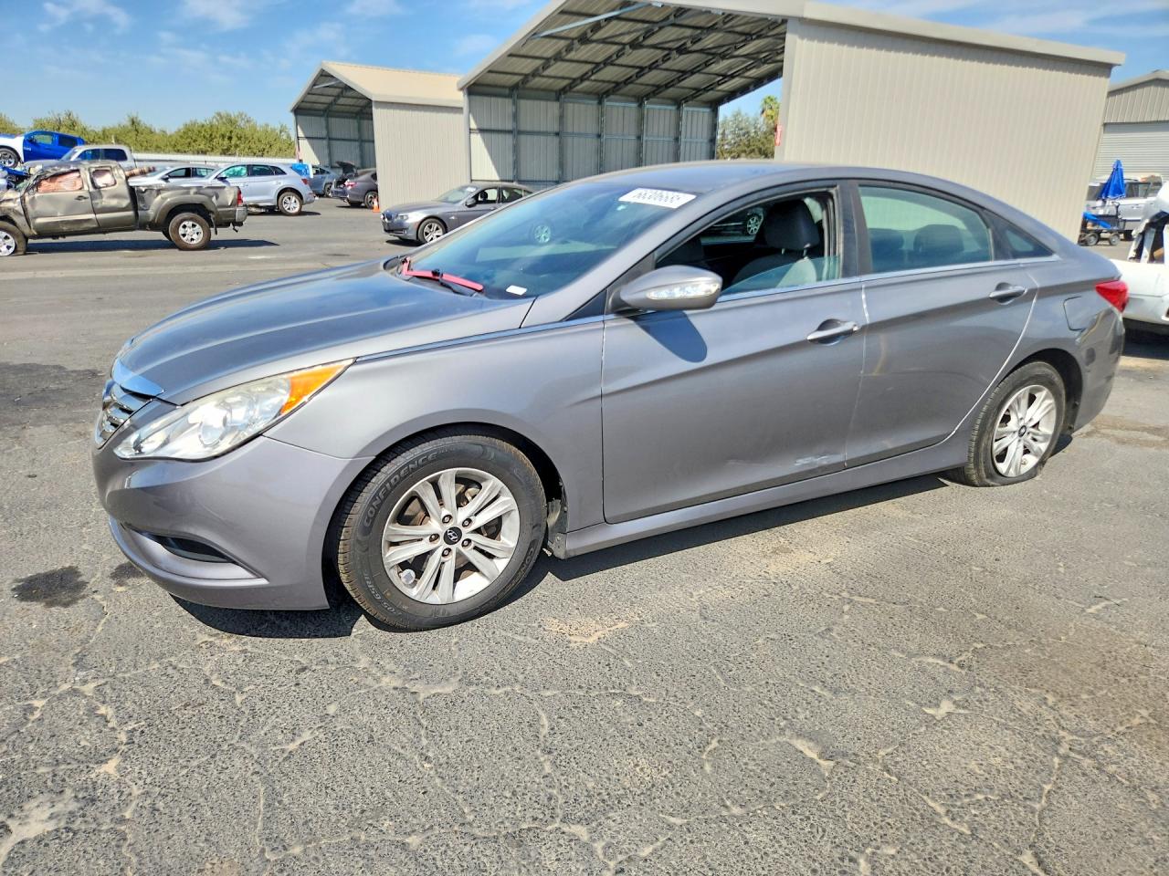 2014 HYUNDAI SONATA GLS | 5NPEB4AC7EH867812 | UPCARS