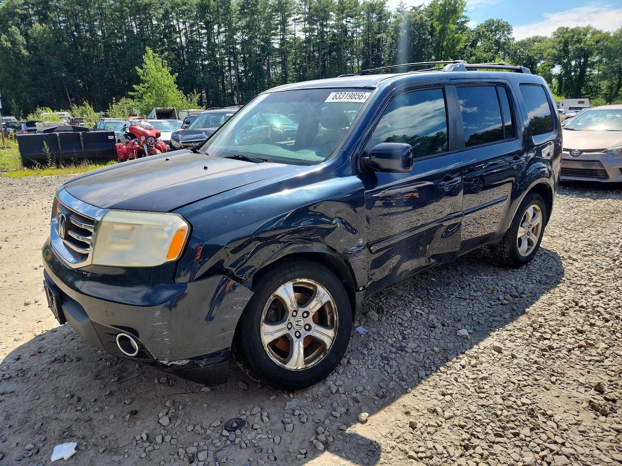 2012 HONDA PILOT EX | 5FNYF4H45CB078697 | UPCARS