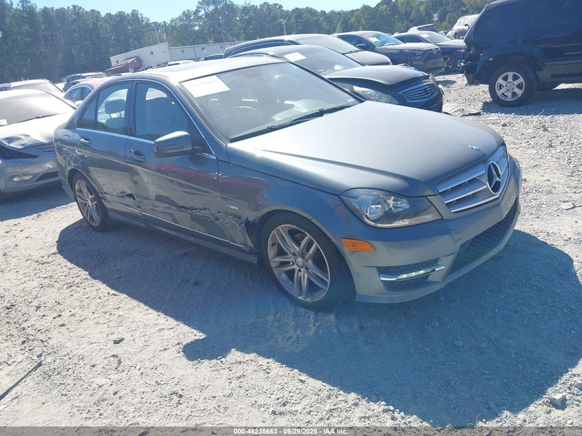 2012 MERCEDES-BENZ C 250 SPORT | WDDGF4HB7CR197653 | UPCARS