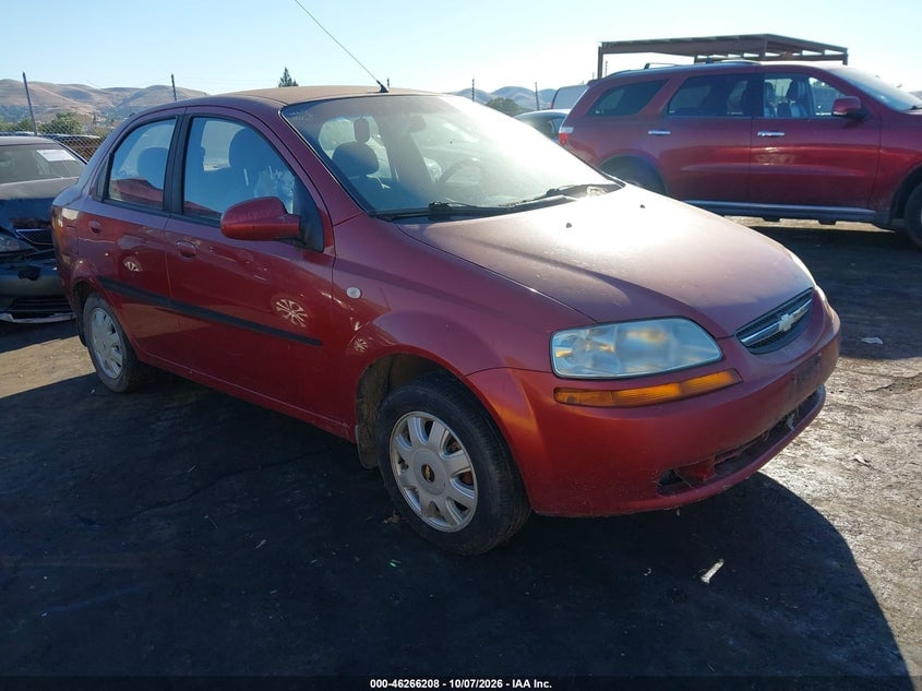 2005 CHEVROLET AVEO LT | KL1TG52685B444656 | UPCARS