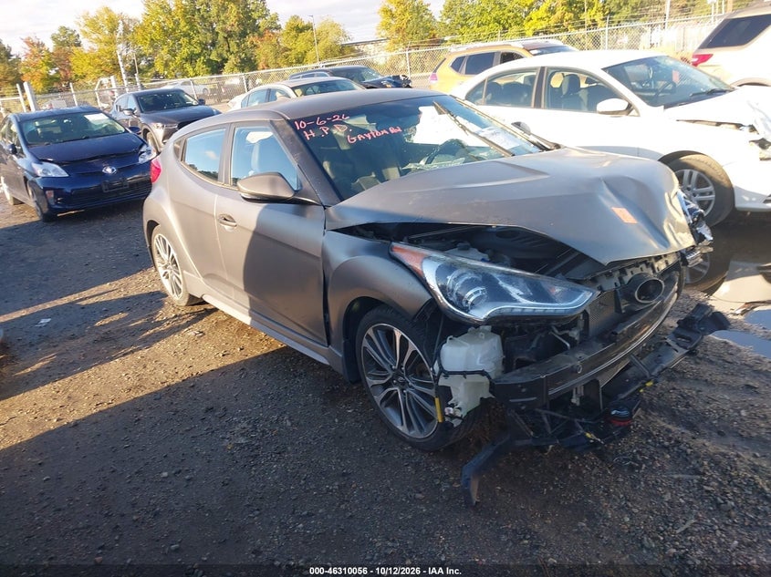 2016 HYUNDAI VELOSTER TURBO | KMHTC6AE6GU253355 | UPCARS