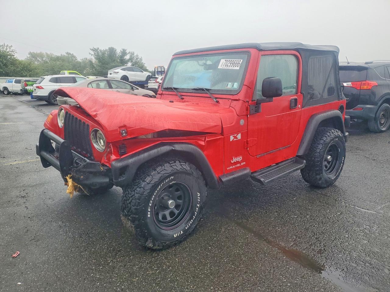 2004 JEEP WRANGLER X | 1J4FA39S04P745674 | UPCARS